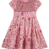 Girl - Jaspreet Cotton Hand Embroidered Smocked Dress
