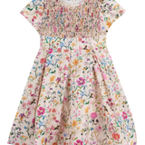 Girl - Jaspreet Cotton Hand Embroidered Smocked Dress