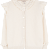 Girl - Isabella Cashmere Cardigan with Frills
