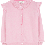 Girl - Isabella Cashmere Cardigan with Frills