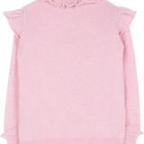 Girl - Isabella Cashmere Cardigan with Frills