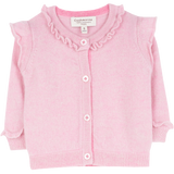 Baby Girl - Isabella Cardigan in 100% Cashmere – Frill Trim & Contrasting Detail