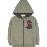 Boy - Pepis Cashmere Cardigan with Labrador Intarsia