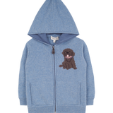 Boy - Pepis Cashmere Cardigan with Labrador Intarsia