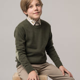 Boy - Nico Classic Crew Neck Jumper in 100% Lightweight Cashmere