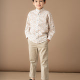 Boy - Bruno 100% Cotton Grandad Shirt