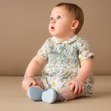Baby Boy - Jayden 100% Leather Crawling Shoes With Diamond Cut Out Detail