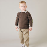 Boy - Nico Classic Crew Neck Jumper in 100% Lightweight Cashmere