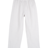 Girl - Daphne 100% Linen Pull-On Trousers With Heart Back Pocket