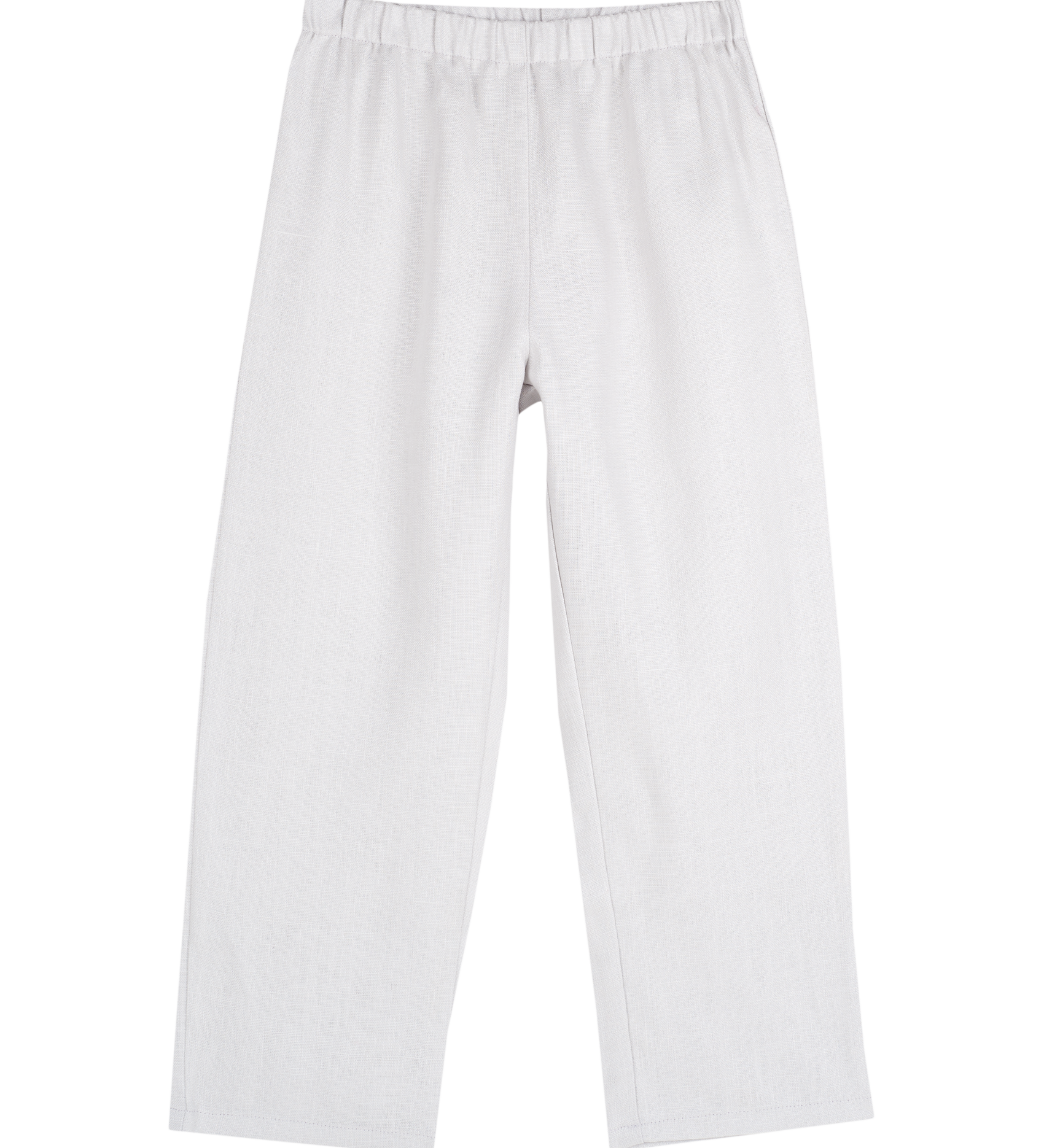 Girl - Daphne 100% Linen Pull-On Trousers With Heart Back Pocket