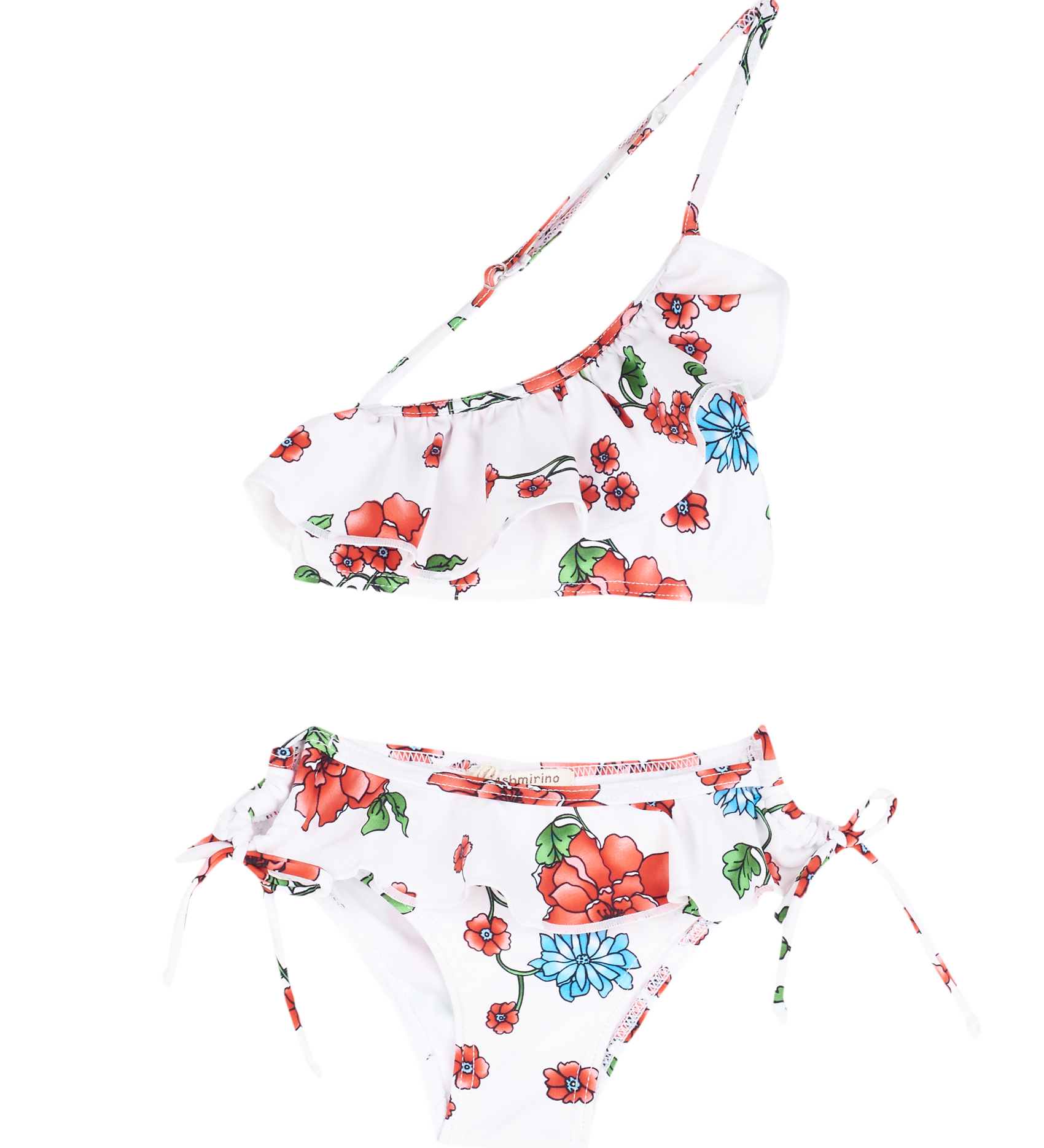 Girl - Vivi  One Shoulder Frill Bikini
