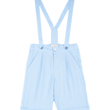 Boy - Philip 100% Linen Shorts With Braces