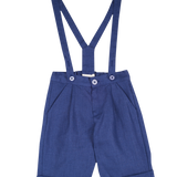 Boy - Philip 100% Linen Shorts With Braces