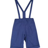 Boy - Philip 100% Linen Shorts With Braces