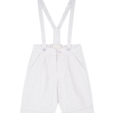 Boy - Philip 100% Linen Shorts With Braces