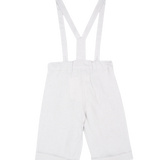 Boy - Philip 100% Linen Shorts With Braces