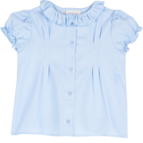 Girl - Gemma Linen-Cotton Blend Blouse