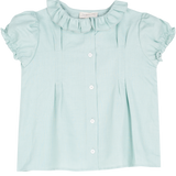 Girl - Gemma Linen-Cotton Blend Blouse