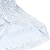 Baby Girl - Angelica Silk Smocked Hand Embroidered Knee Length Dress