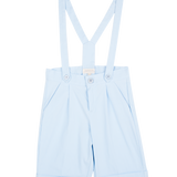 Boy - Oscar 100% Cotton Bermuda Shorts With Braces