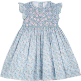 Girl - Yvette Hand-Smocked Floral Dress - A Work of Art in Bloom