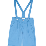 Boy - Oscar 100% Cotton Bermuda Shorts With Braces