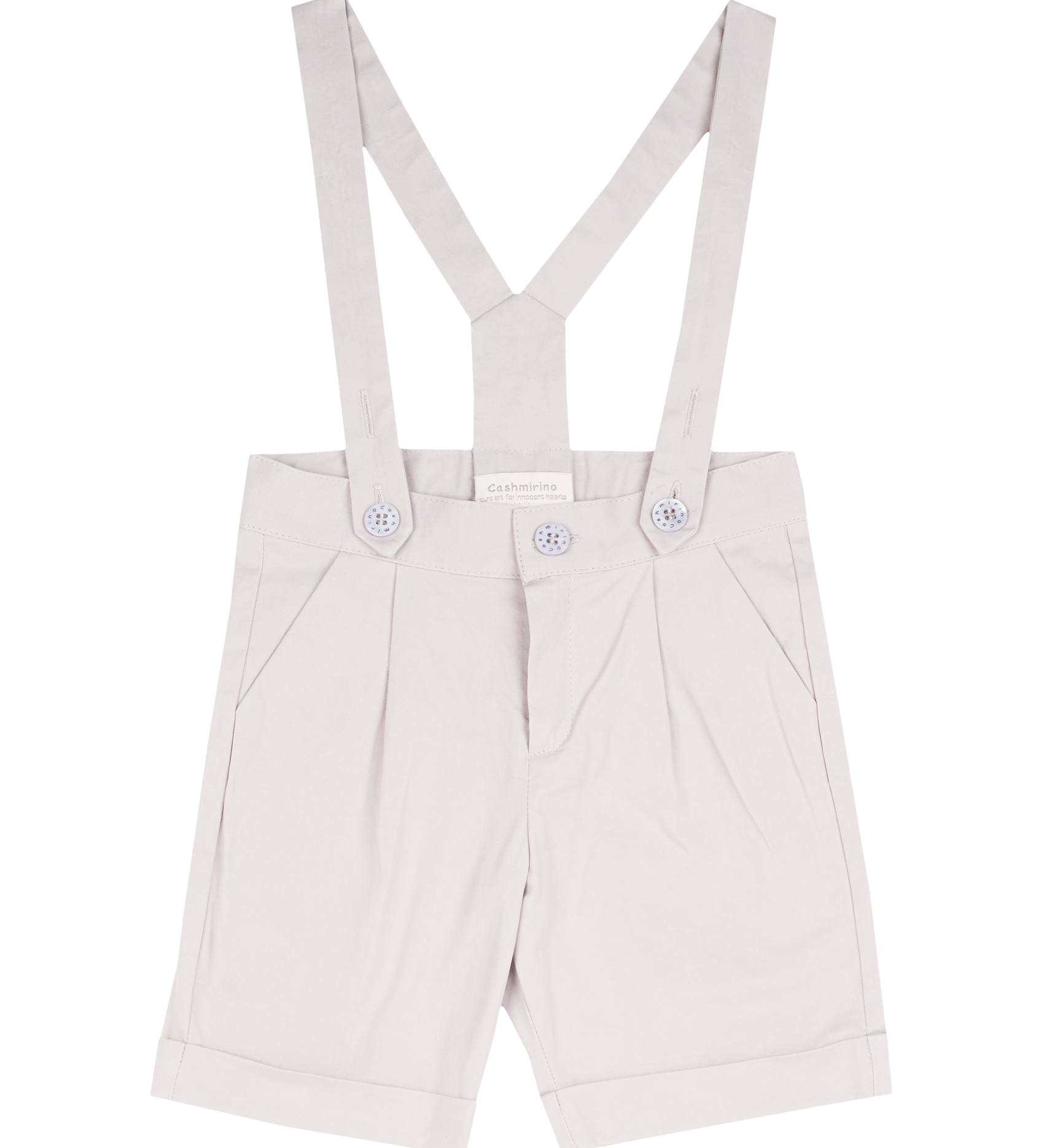 Baby Boy - Oscar 100% Cotton Shorts With Braces