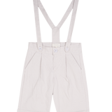 Boy - Oscar 100% Cotton Bermuda Shorts With Braces