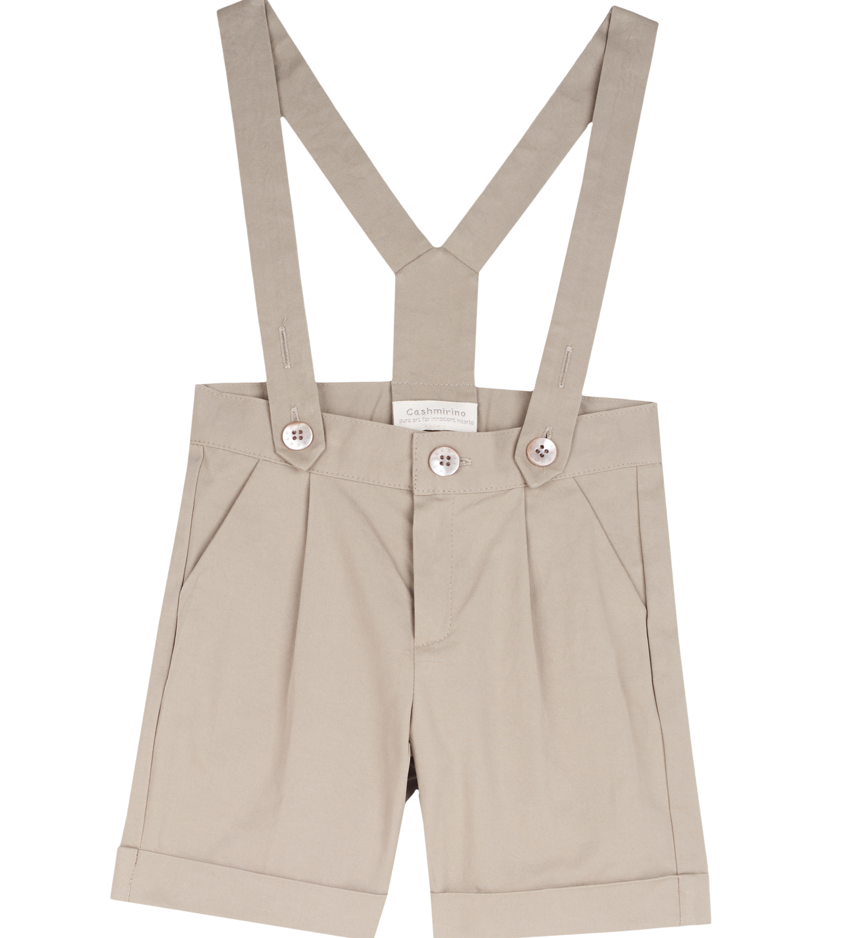 Baby Boy - Oscar 100% Cotton Shorts With Braces