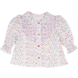 Girl - Victoria Liberty Print Smocked Blouse – 100% Cotton