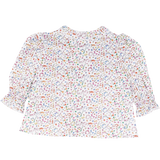 Girl - Victoria Liberty Print Smocked Blouse – 100% Cotton