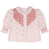 Girl - Victoria Liberty Print Smocked Blouse – 100% Cotton