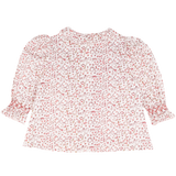 Girl - Victoria Liberty Print Smocked Blouse – 100% Cotton