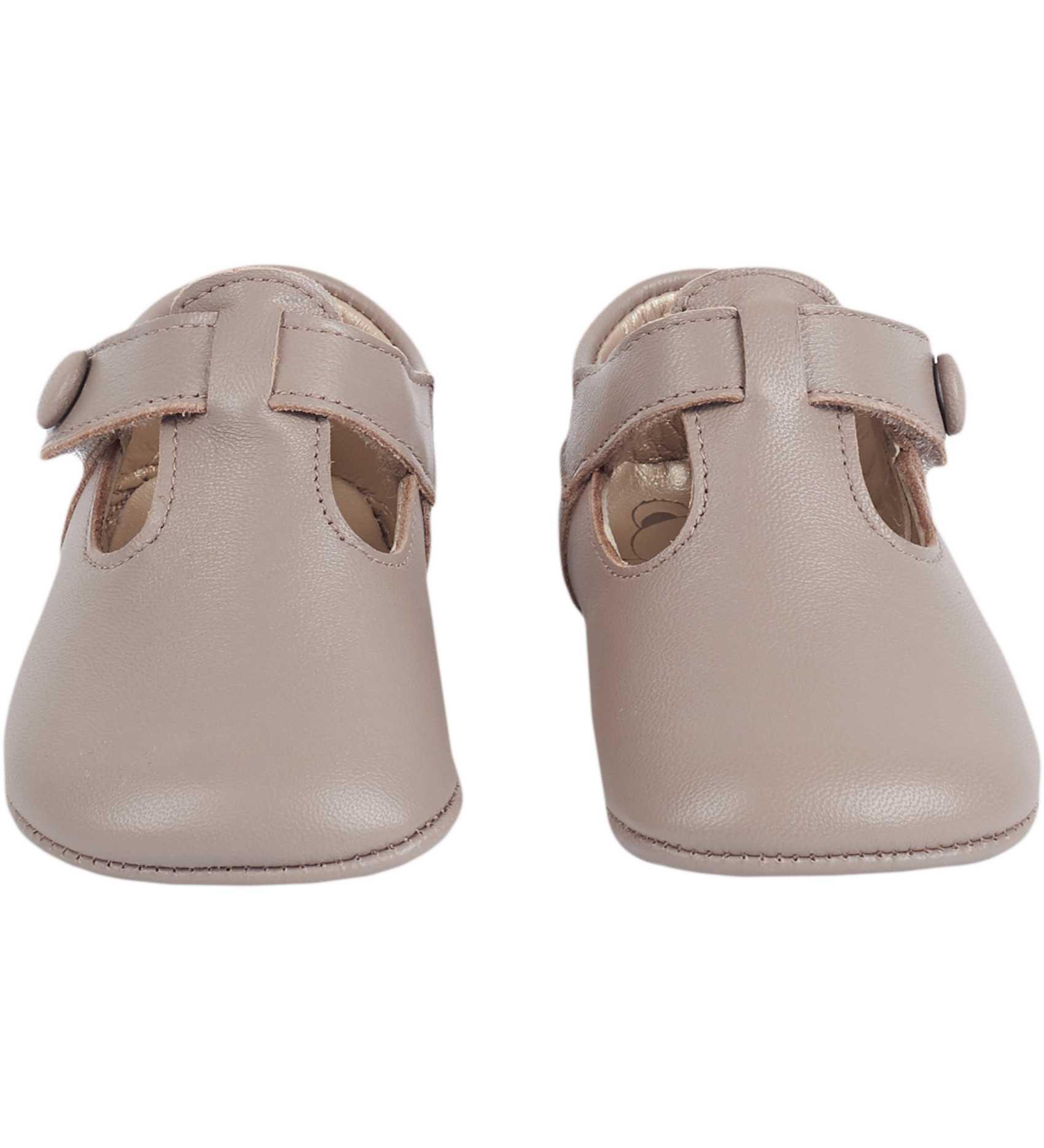 Baby Boy - Arthur 100% Leather Crawling Shoes With Cut Outs