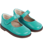 Cashmirino Mint Green Girl classic leather Mary Jane Shoes 