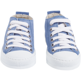 Cashmirino Unisex kids' leather trainers in blue 
