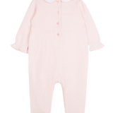 Baby Girl - Marli Pima Cotton Baby Grow with Hand-Embroidered Details