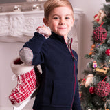 Boy - Mattia 100% Cashmere Cardigan with Double-Ended Zip