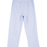 Boy - Columbus Cotton Hand Embroidered Pull-On Trousers