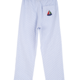 Boy - Columbus Cotton Hand Embroidered Pull-On Trousers