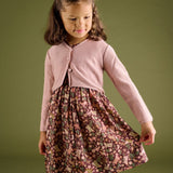 Girl - Meadow Liberty Cotton Knee Length Smocked Dress