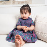 Girl - Mia Smocked Girls’ Dress with Frill Collar