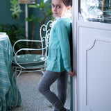 Girl - Neni 100% Cashmere Cardigan with Gathered Waist