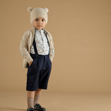 Boy - Nick Wool Shorts with Braces