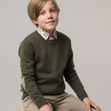Boy - Nico Classic Crew Neck Jumper in 100% Lightweight Cashmere