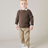 Boy - Nico Classic Crew Neck Jumper in 100% Lightweight Cashmere