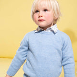 Boy - Nico Classic Crew Neck Jumper in 100% Lightweight Cashmere