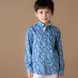Boy - Oliver 100% Cotton Classic Collar Shirt with Playtime Prints