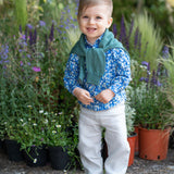 Baby Boy - Oliver 100% Cotton Classic Collar Shirt with Playtime Prints
