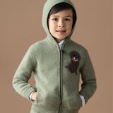 Boy - Pepis Cashmere Cardigan with Labrador Intarsia